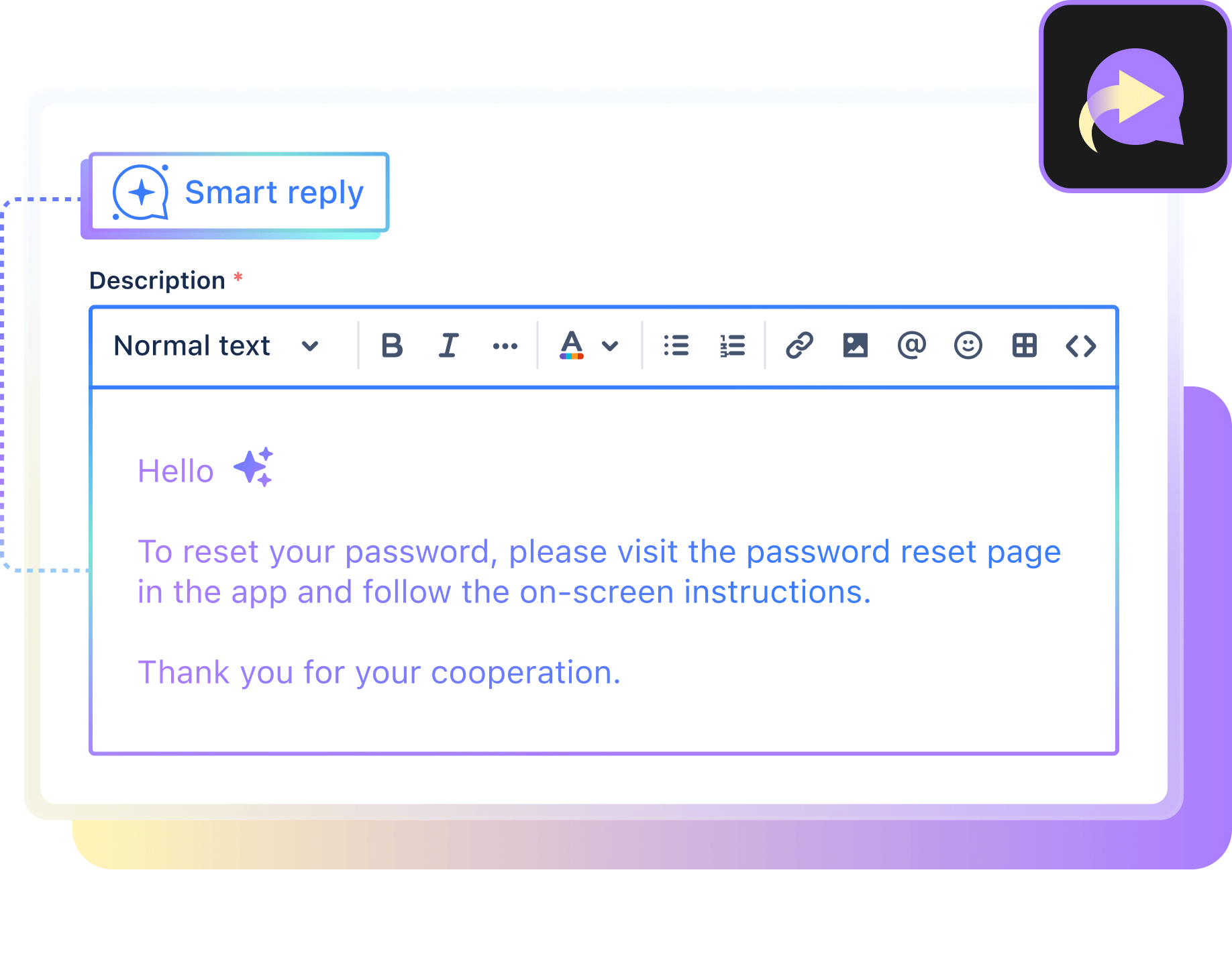 Canned Responses Pro using AI